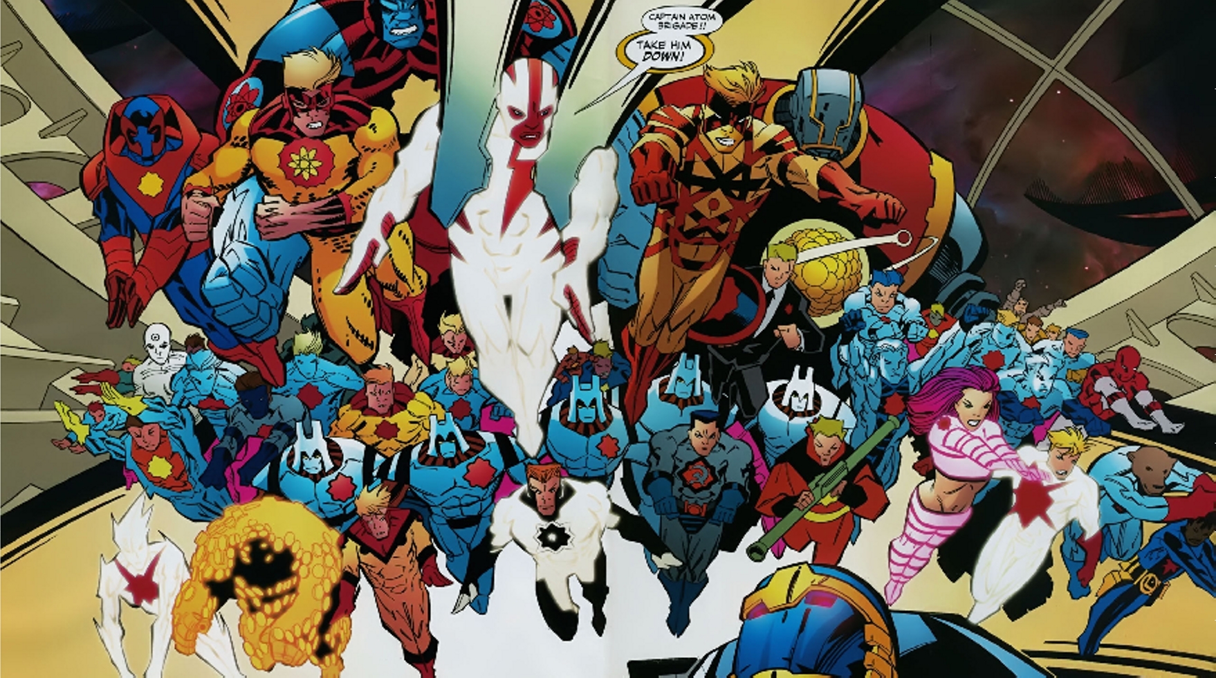 Every Appearance Of Captain Atom Splitting Atoms